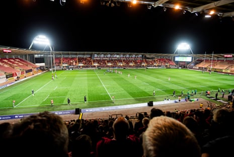 Scarlets v Cardiff in Llanelli under floodlights
