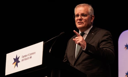 The prime minister, Scott Morrison, says the government is ‘very aware’ of the strain on household budgets.