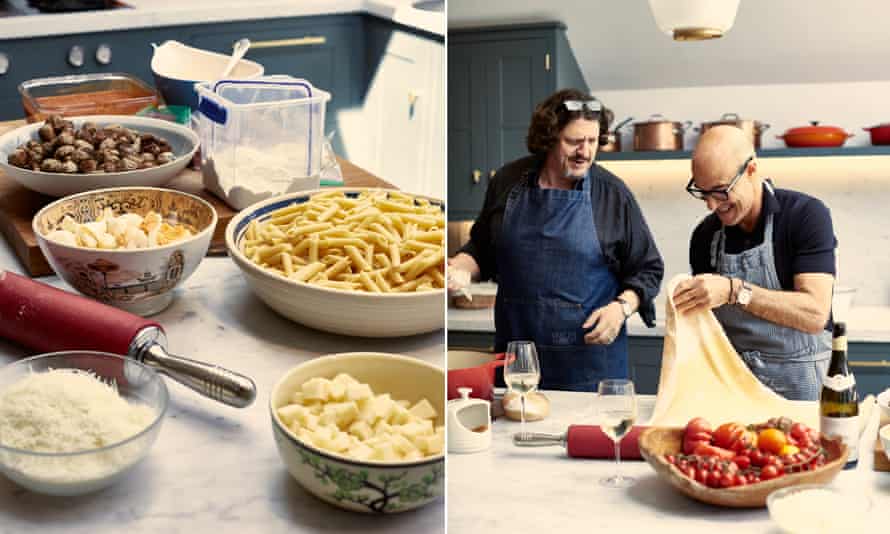 Stanley Tucci &amp; Jay Rayner for The Observer Food Monthly
