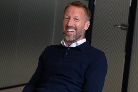Graham Potter smiles during an interview in May 2026