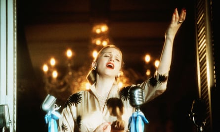 Madonna as Eva Peron in Evita.