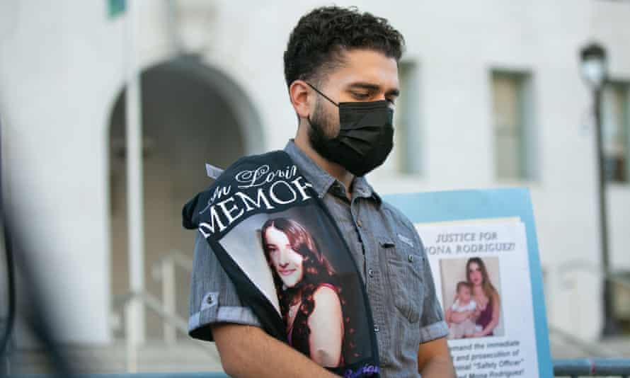 Oscar Rodriguez hold vigil