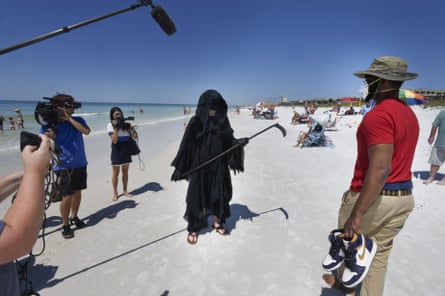 “If by dressing up as the “Grim Reaper” and walking our beaches I can make people think and potentially help save a life – that is the right thing to do.”
