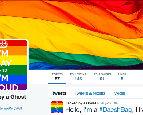 One of the hacked accounts.