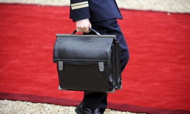 The nuclear football that contains launch codes is a symbol of the awesome dangers of American power.