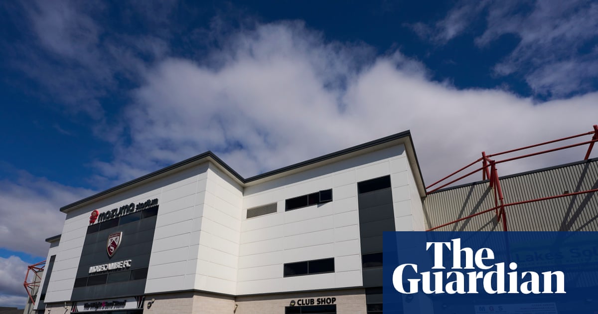 Morecambe’s future thrown into doubt after suspension from National League