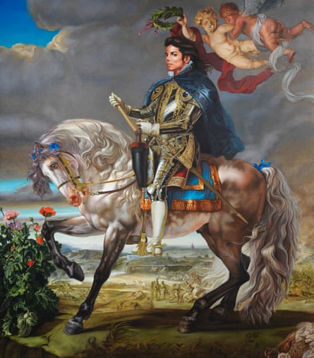 Equestrian Portrait of King Philip II (Michael Jackson), 2010, by Kehinde Wiley.