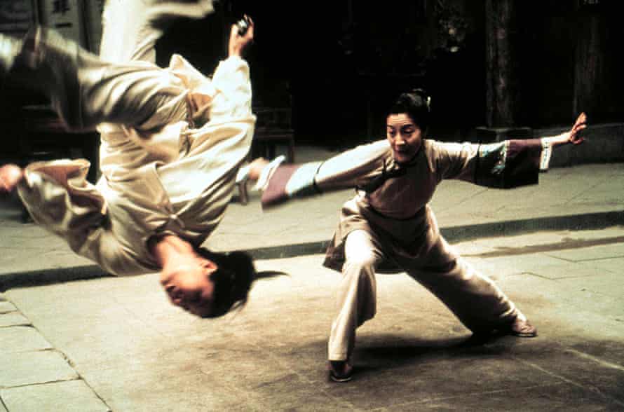 With Zhang Ziyi in Crouching Tiger, Hidden Dragon