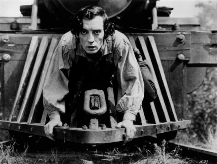 Buster Keaton in The General.