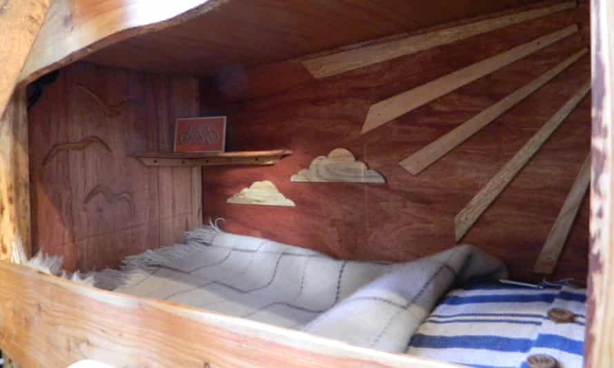 If I were a carpenter: a van interior from Rustic Campers.