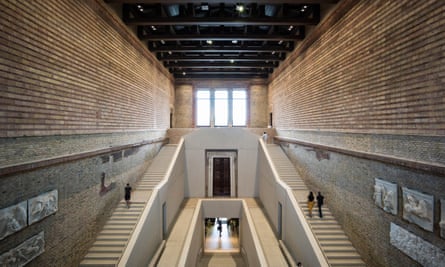 Beguiling … the main staircase hall of the Neues Museum in Berlin.
