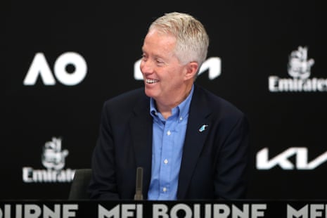 Craig Tiley, CEO of Tennis Australia.