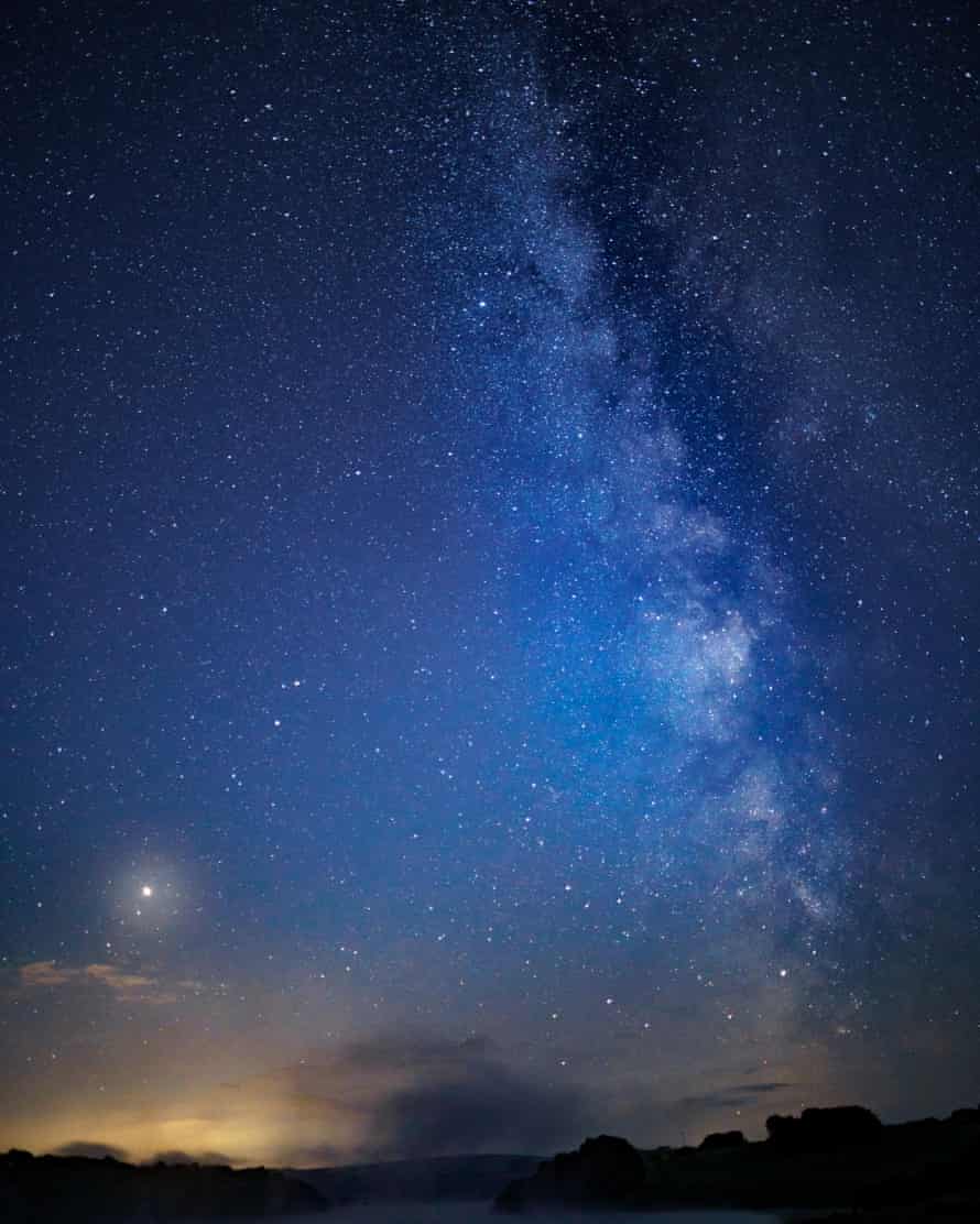 'Some of the UK's best dark skies': Exmoor.