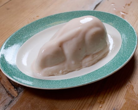 The white blancmange rabbit.