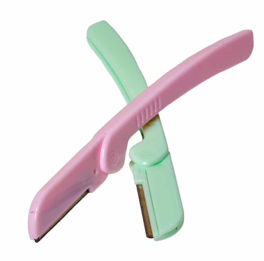 Dermaplane tools – essentially small razors for the face.