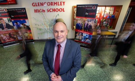 Ricky Massey, headteacher at Glengormley High School, has been waiting nine months for approval to change his school into an integrated institution.