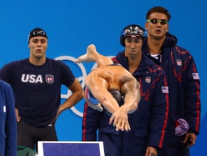 Image result for michael phelps warmups headphones