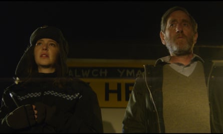 Ealing-esque spaghetti western … Michael Smiley and Annes Elwy in The Toll.