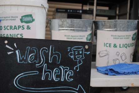 Alphington Farmers market’s wash against waste program