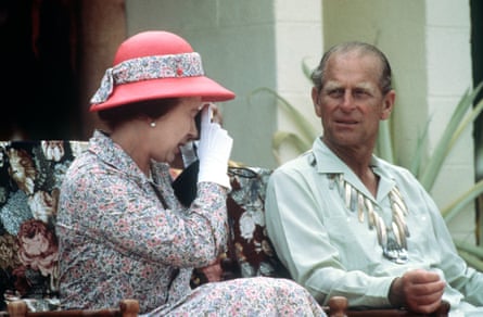 Queen Elizabeth II and Prince Philip Visits South Sea Islands in 1982