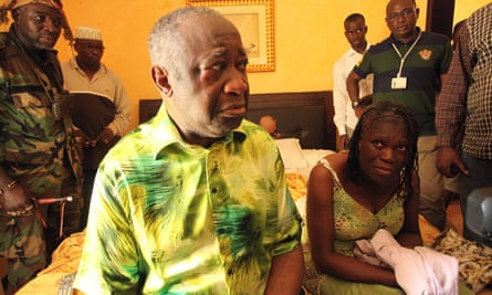 Laurent Gbagbo and his wife, Simone, after their arrest in Abidjan in 2011