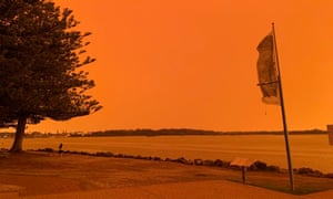 Orange sky over Port Macquarie