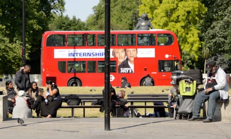 romanians at marble arch