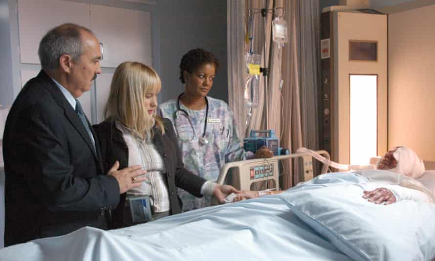 Supernatural charisma …Arquette (centre) in Medium.