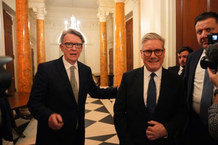Mandelson and Starmer at the UK embassy in the US