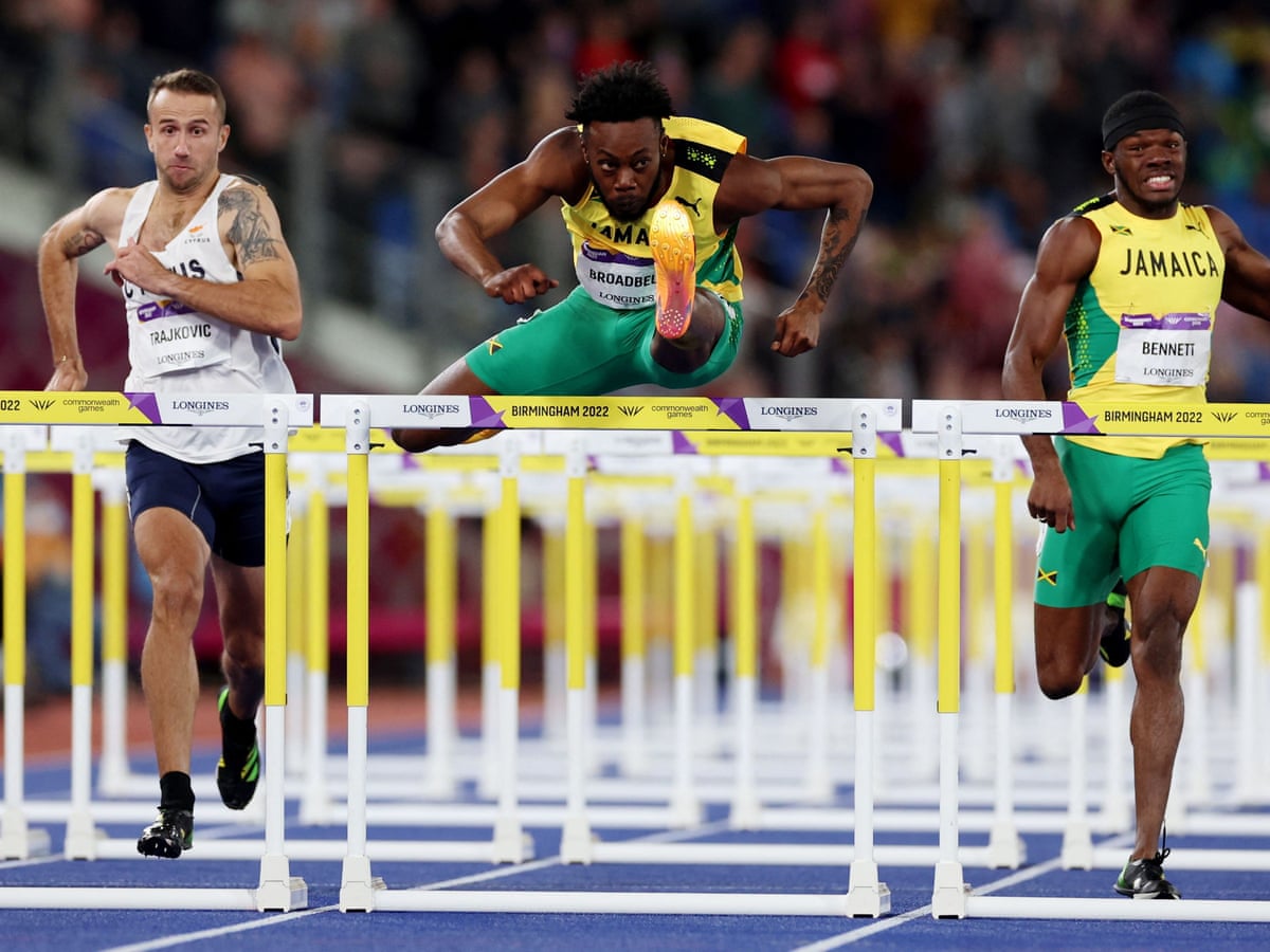 Jamaica's Broadbell wins men's hurdles gold