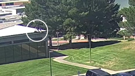 Utah officials share video of Charlie Kirk shooting suspect as governor pledges death penalty - as it happened | Charlie Kirk shooting | The Guardian