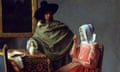 Painting: The Glass of Wine by Johannes Vermeer.