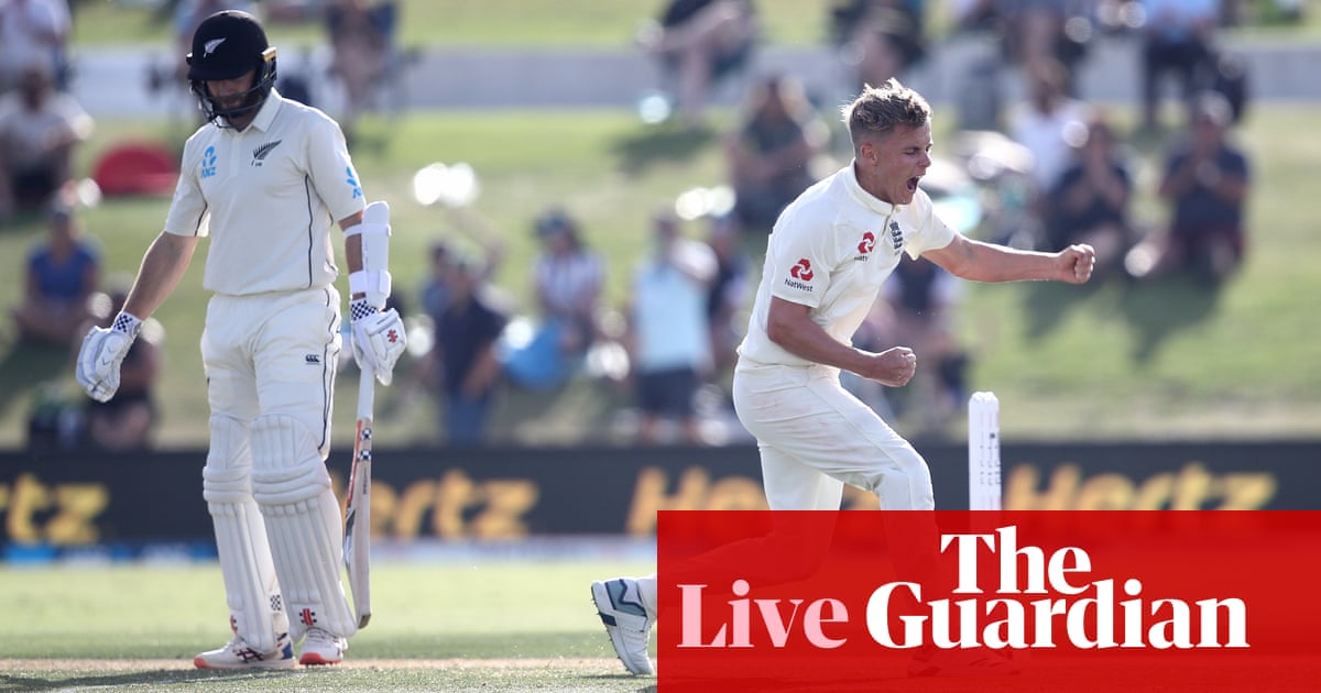 New Zealand v England: first Test, day two – as it happened