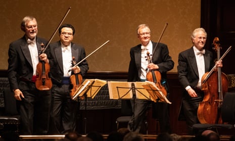 Forty years young … the Endellion Quartet perform at the Wigmore Hall in London. 