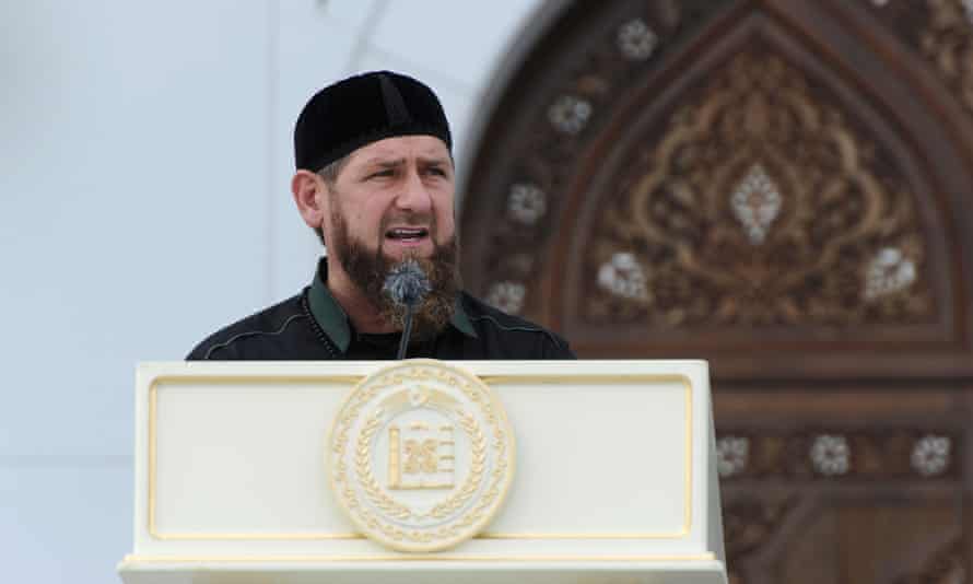 The Kremlin-backed head of the Chechen Republic, Ramzan Kadyrov.