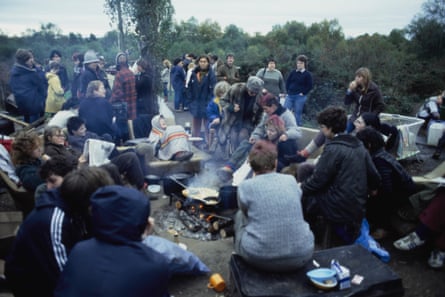 The 1980s Greenham Common peace camp