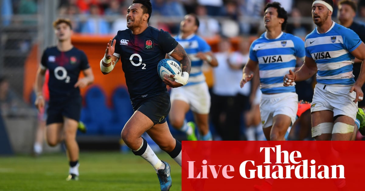 Argentina 34 38 England First Test As It Happened Sport