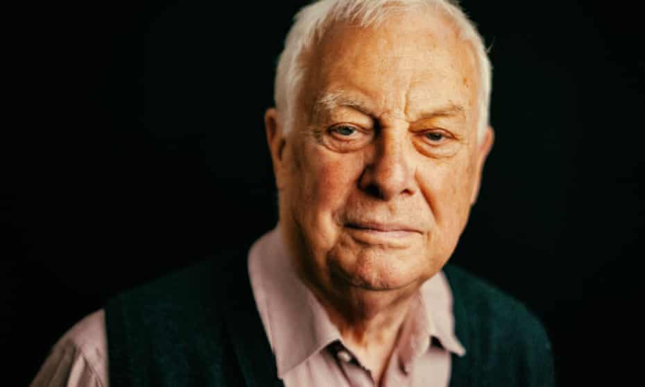 Chris Patten photographed at his home in London.
