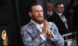 Conor McGregor, pictured at the Grammy awards in January, has released a video message about Ireland’s Covid-19 shutdown.