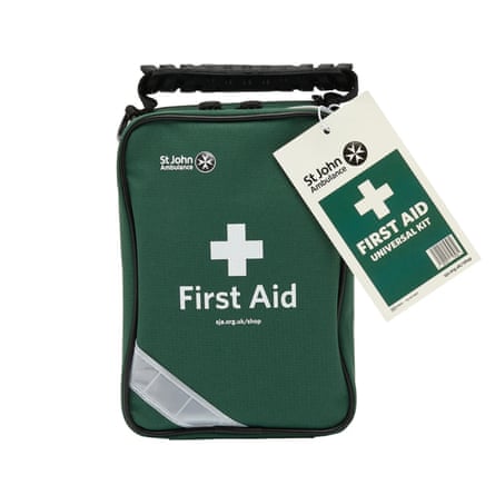 St John Ambulance first aid kit grab bag.