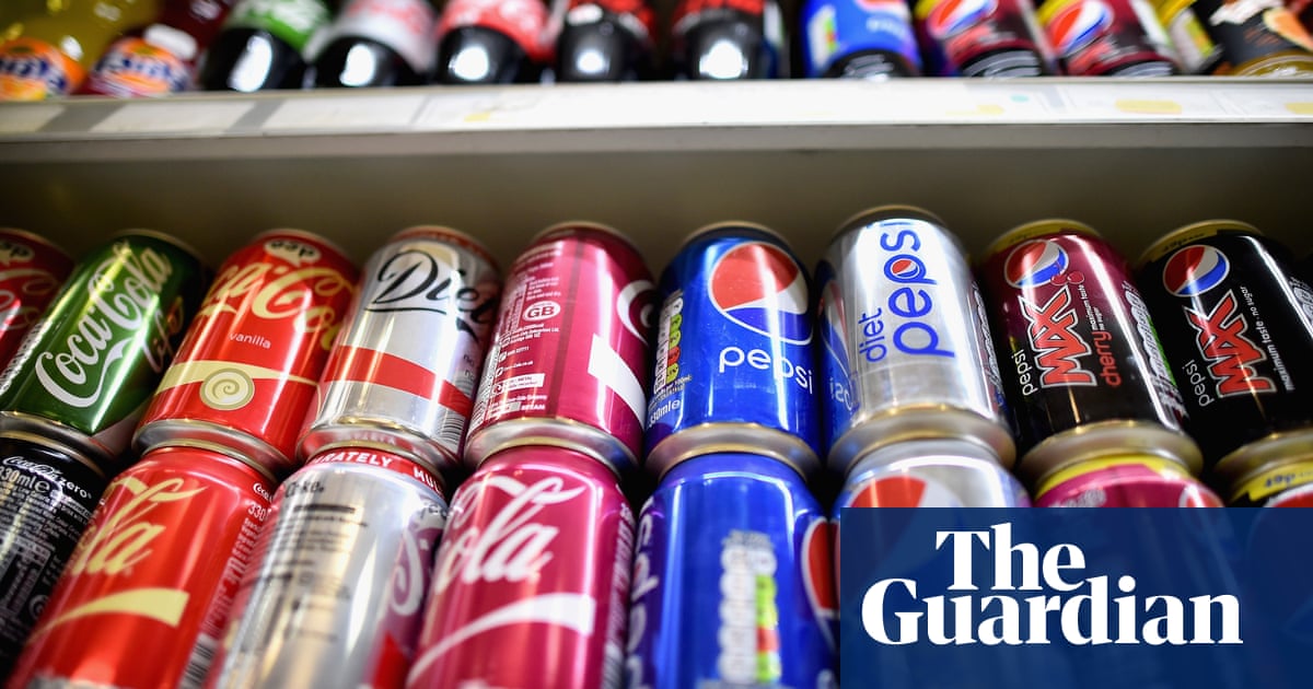 Soft drinks, including sugar-free, linked to increased risk of early death - The Guardian
