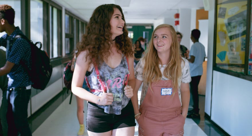 Emily Robinson and Elsie Fisher, right, in Eighth Grade.