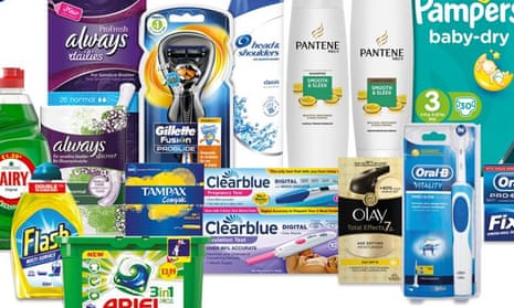 Procter and Gamble products.