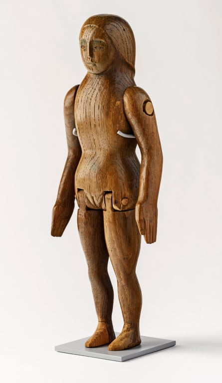 Wooden doll, carved by Eric Gill for his daughter Petra, 1910.