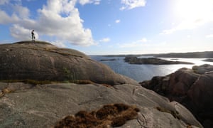 Taking in the view on Kälkerön island.