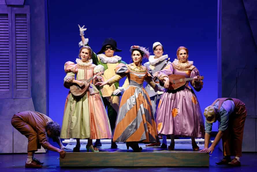 Kate Amos, Daniel Carison, Michael Petruccelli, Michelle McCarthy and Shakira Tsindos perform Laughter and Tears