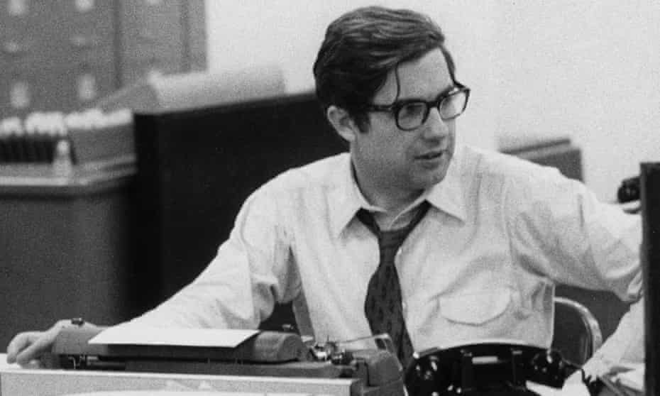 Reporter Neil Sheehan, who broke the Pentagon Papers story, at the New York Times in 1971. 