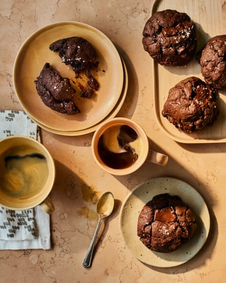 Edd Kimber’s double chocolate olive oil cookies