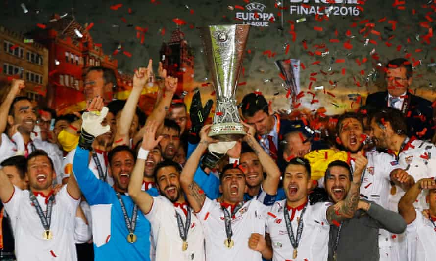 Coke Double Shakes Liverpool As Sevilla Hit Back To Win Europa League Final Europa League The Guardian