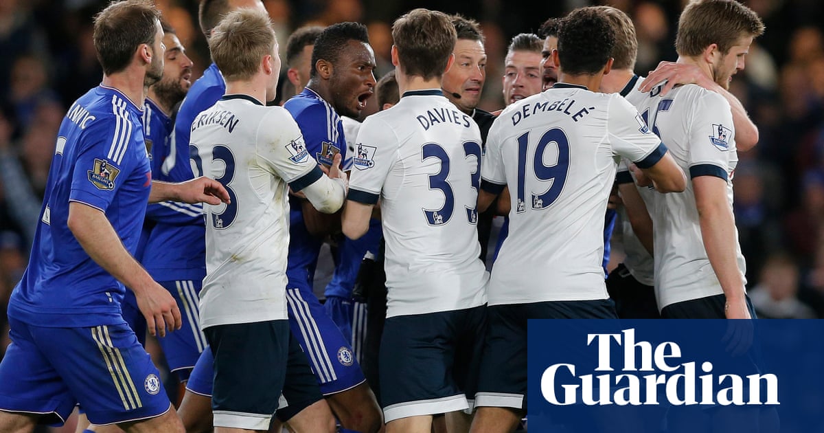 Leicester Celebrate First Title After Chelsea Recover For Tottenham Draw Football The Guardian